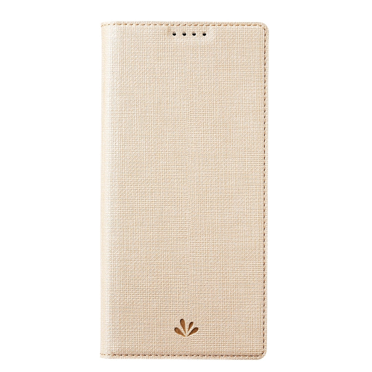 For Sharp Aquos R7 ViLi DMX Series Shockproof TPU + PU Leather Magnetic Attraction Horizontal Flip Case(Gold)