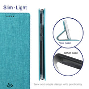 For Sharp Aquos R7 ViLi DMX Series Shockproof TPU + PU Leather Magnetic Attraction Horizontal Flip Case(Blue)