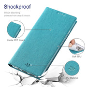 For Sharp Aquos R7 ViLi DMX Series Shockproof TPU + PU Leather Magnetic Attraction Horizontal Flip Case(Blue)