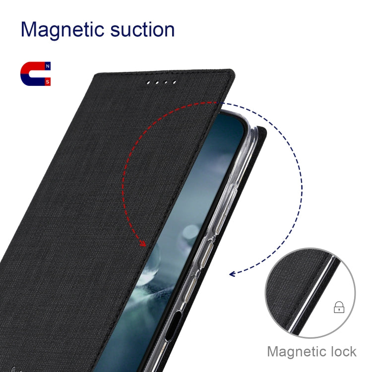 For Sharp Aquos Wish ViLi DMX Series Shockproof TPU + PU Leather Magnetic Attraction Horizontal Flip Case(Black)