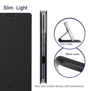 For Sharp Aquos Wish ViLi DMX Series Shockproof TPU + PU Leather Magnetic Attraction Horizontal Flip Case(Black)
