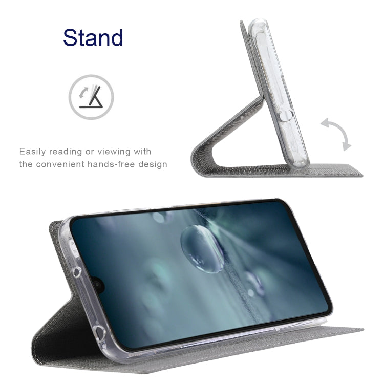 For Sharp Aquos Wish ViLi DMX Series Shockproof TPU + PU Leather Magnetic Attraction Horizontal Flip Case(Grey)