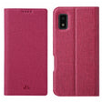For Sharp Aquos Wish ViLi DMX Series Shockproof TPU + PU Leather Magnetic Attraction Horizontal Flip Case(Rose Red) - More Brand by ViLi | Online Shopping South Africa | PMC TechLife | Buy Now Pay Later Mobicred
