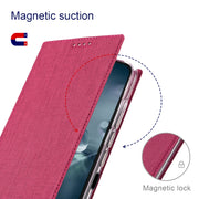 For Sharp Aquos Wish ViLi DMX Series Shockproof TPU + PU Leather Magnetic Attraction Horizontal Flip Case(Rose Red)