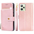 For OPPO Realme C35 Zipper Bag Leather Phone Case(Rose Gold) - Realme Cases by PMC TechLife | Online Shopping South Africa | PMC TechLife | Buy Now Pay Later Mobicred