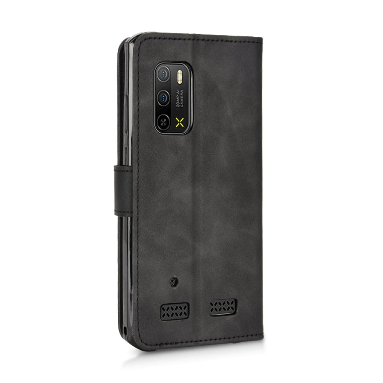 For Ulefone Armor X10 Skin Feel Magnetic Flip Leather Phone Case(Black)