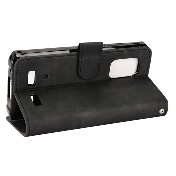 For Ulefone Armor X10 Skin Feel Magnetic Flip Leather Phone Case(Black)