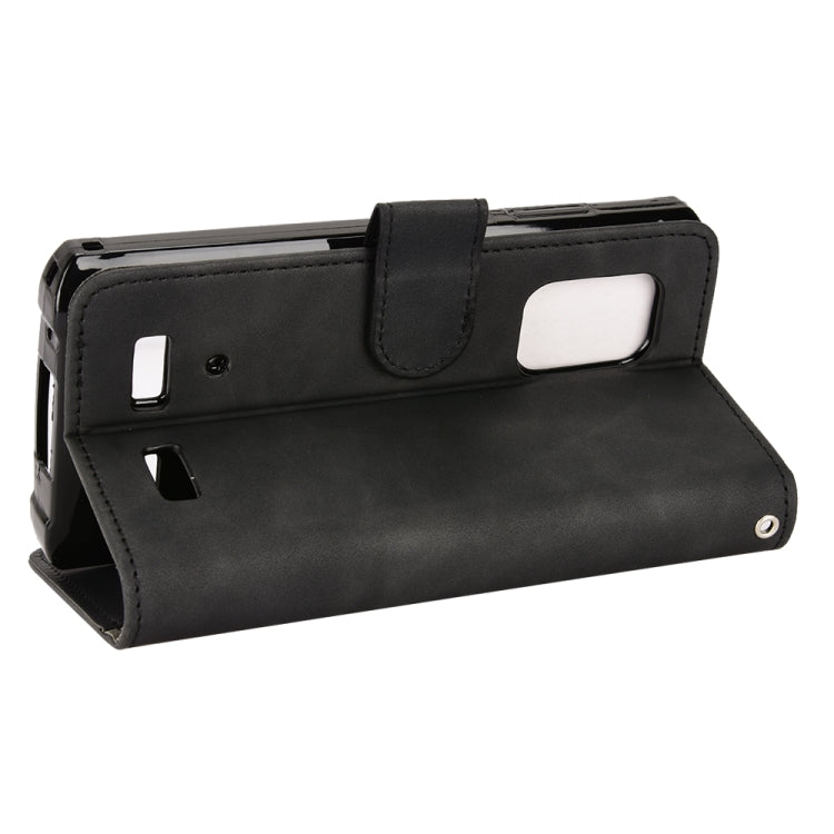 For Ulefone Armor X10 Skin Feel Magnetic Flip Leather Phone Case(Black)