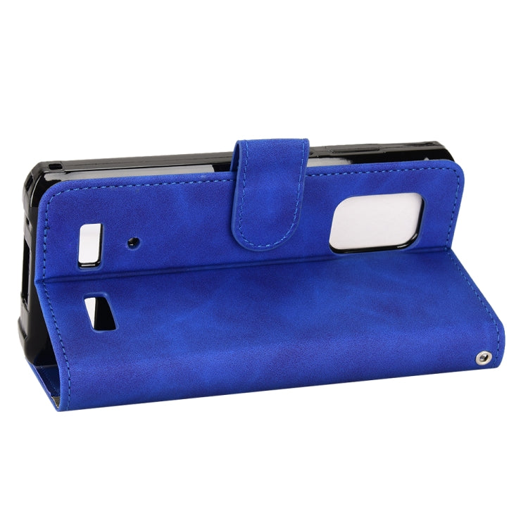 For Ulefone Armor X10 Skin Feel Magnetic Flip Leather Phone Case(Blue)