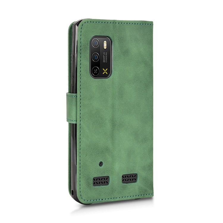 For Ulefone Armor X10 Skin Feel Magnetic Flip Leather Phone Case(Green)