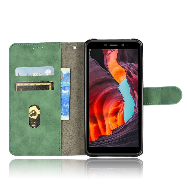 For Ulefone Armor X10 Skin Feel Magnetic Flip Leather Phone Case(Green)