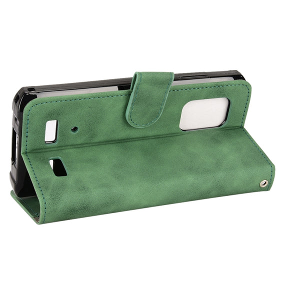 For Ulefone Armor X10 Skin Feel Magnetic Flip Leather Phone Case(Green)