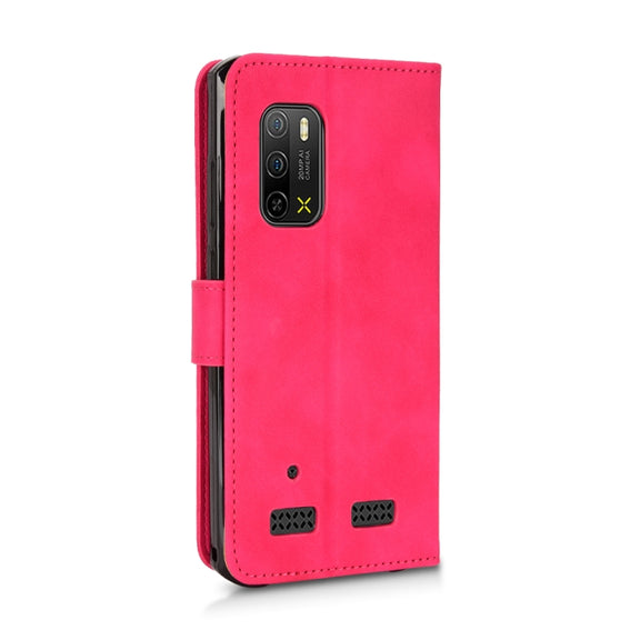 For Ulefone Armor X10 Skin Feel Magnetic Flip Leather Phone Case(Rose Red)