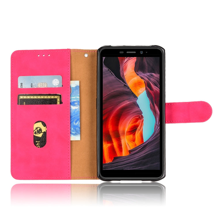 For Ulefone Armor X10 Skin Feel Magnetic Flip Leather Phone Case(Rose Red)