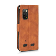 For Ulefone Armor X10 Skin Feel Magnetic Flip Leather Phone Case(Brown)