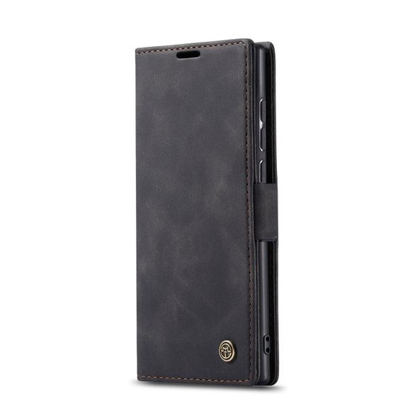 For Galaxy A81 / Note 10 Lite CaseMe Multifunctional Horizontal Flip Leather Case, with Card Slot & Holder & Wallet(Black)