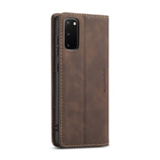 For Galaxy S20 CaseMe Multifunctional Horizontal Flip Leather Case, with Card Slot & Holder & Wallet(Coffee)