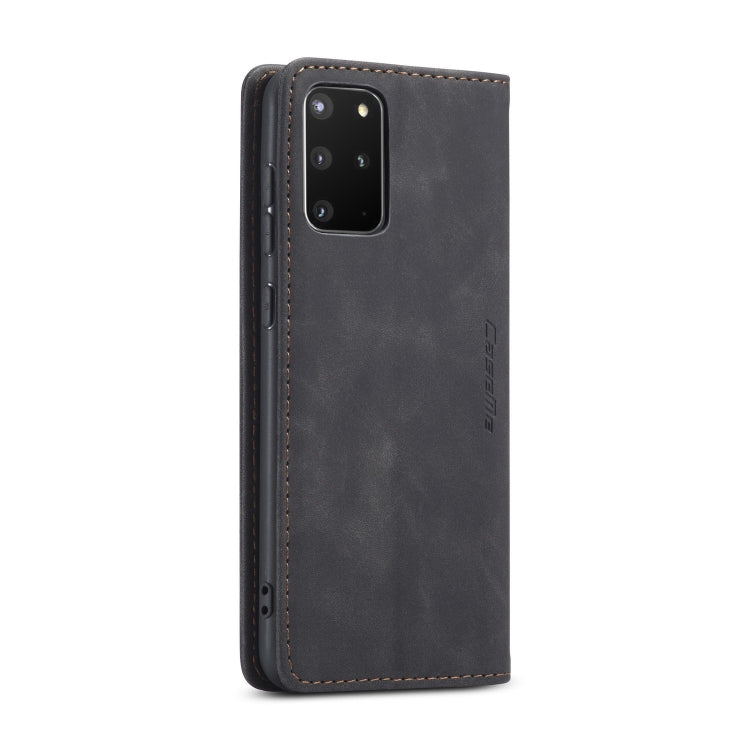 For Galaxy S20 Plus CaseMe Multifunctional Horizontal Flip Leather Case, with Card Slot & Holder & Wallet(Black)