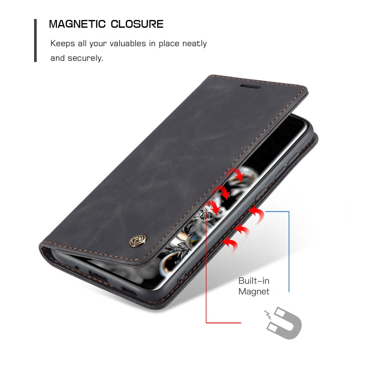 For Galaxy S20 Plus CaseMe Multifunctional Horizontal Flip Leather Case, with Card Slot & Holder & Wallet(Black)