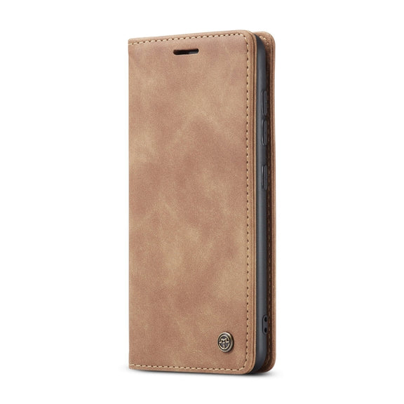 For Galaxy S20 Plus CaseMe Multifunctional Horizontal Flip Leather Case, with Card Slot & Holder & Wallet(Brown)