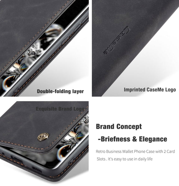 For Galaxy S20 Ultra CaseMe Multifunctional Horizontal Flip Leather Case, with Card Slot & Holder & Wallet(Black)