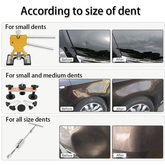D3 96 in 1 Car Paintless Dent Dings Repair Lifter Tools Kit, Plug Type:EU Plug