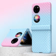 For Huawei P50 Pocket Rainbow Gradient Hinge Shockproof Phone Case(Blue Pink) - Huawei Cases by PMC TechLife | Online Shopping South Africa | PMC TechLife | Buy Now Pay Later Mobicred