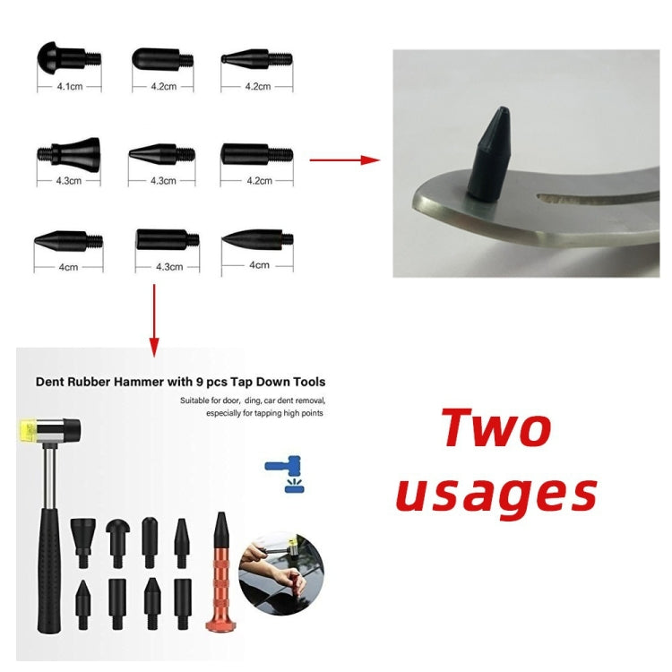 N2 72 in 1 Car Paintless Dent Removal Fender Damage Repair Puller Lifter, Plug Type:US Plug