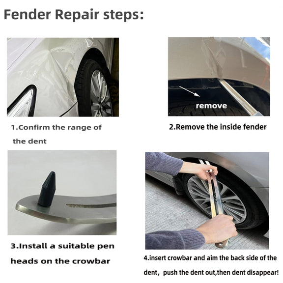 N11 51 in 1 Car Paintless Dent Removal Fender Damage Repair Puller Lifter, Plug Type:US Plug