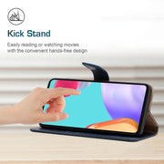 For Honor Magic4 Pro Genuine Leather Fingerprint-proof Horizontal Flip Phone Case(Blue)
