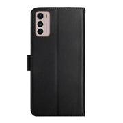 For Motorola Moto G42 Genuine Leather Fingerprint-proof Horizontal Flip Phone Case(Black)