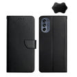 For Motorola Moto G62 5G Genuine Leather Fingerprint-proof Horizontal Flip Phone Case(Black) - Motorola Cases by PMC TechLife | Online Shopping South Africa | PMC TechLife | Buy Now Pay Later Mobicred