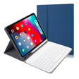 RK11 Cloth Texture Detachable Magnetic Bluetooth Keyboard Horizontal Flip Leather Tablet Case for iPad Pro 11 2020 / 2018 with Holder & Pen Slot(Blue) - For iPad Pro by PMC TechLife | Online Shopping South Africa | PMC TechLife