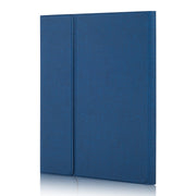 RK11D Backlight Cloth Texture Detachable Magnetic Bluetooth Keyboard Horizontal Flip Leather Tablet Case for iPad Pro 11 2020 / 2018 with Holder & Pen Slot(Blue)