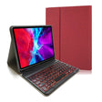 RK11D Backlight Cloth Texture Detachable Magnetic Bluetooth Keyboard Horizontal Flip Leather Tablet Case for iPad Pro 11 2020 / 2018 with Holder & Pen Slot(Red) - free shipping - PMC TechLife - Order now!