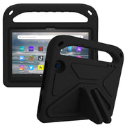 For Amazon Fire 7 2022 Handle EVA Shockproof Tablet Case with Triangle Holder(Black)