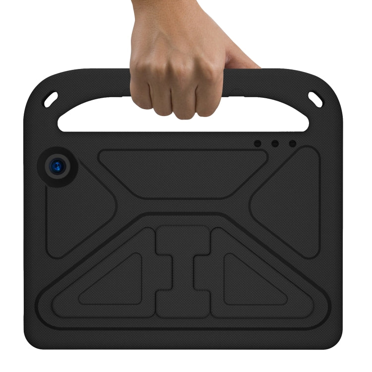 For Amazon Fire 7 2022 Handle EVA Shockproof Tablet Case with Triangle Holder(Black)