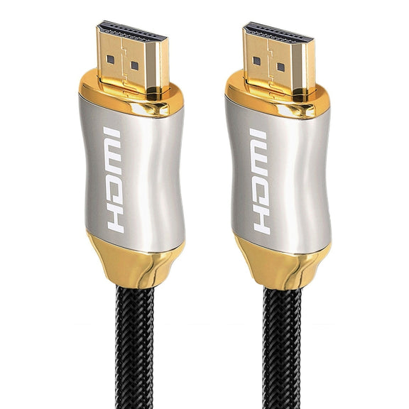 For HDMI 2.1 2m  HD 8K PS4 Cable 4K2K 144Hz Projector Notebook Set-Top Box Cable(Golden)