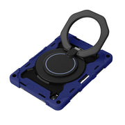 For OPPO Pad Armor Contrast Color Silicone + PC Tablet Case(Navy Blue)