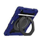 For OPPO Pad Armor Contrast Color Silicone + PC Tablet Case(Navy Blue)
