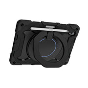 For OPPO Pad Armor Contrast Color Silicone + PC Tablet Case(Black)