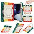 For OPPO Pad Armor Contrast Color Silicone + PC Tablet Case(Colorful Red) - free shipping - PMC TechLife - Order now!