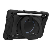 For Huawei MatePad 10.4 Armor Contrast Color Silicone + PC Tablet Case(Black)