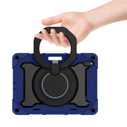For Huawei Matepad Pro 10.8 Armor Contrast Color Silicone + PC Tablet Case(Navy Blue)