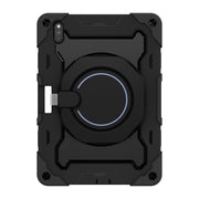 For Huawei Matepad Pro 10.8 Armor Contrast Color Silicone + PC Tablet Case(Black)