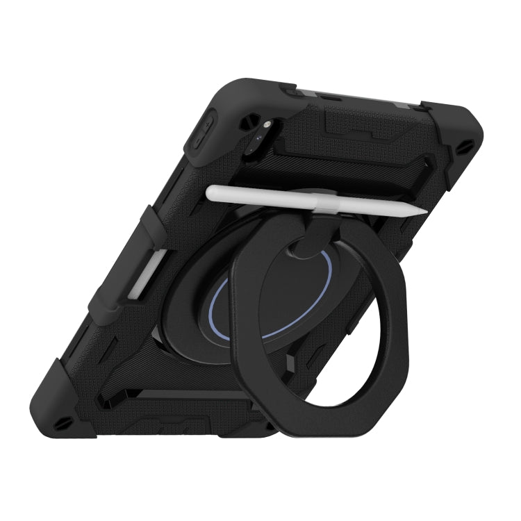 For Huawei Matepad Pro 10.8 Armor Contrast Color Silicone + PC Tablet Case(Black)