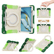 For Huawei Matepad Pro 10.8 Armor Contrast Color Silicone + PC Tablet Case(Colorful Green) - Huawei by PMC TechLife | Online Shopping South Africa | PMC TechLife | Buy Now Pay Later Mobicred