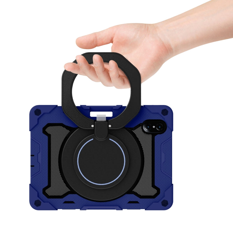For Honor Tablet V7 Pro Armor Contrast Color Silicone + PC Tablet Case(Navy Blue)
