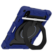For Honor Tablet V7 Pro Armor Contrast Color Silicone + PC Tablet Case(Navy Blue)