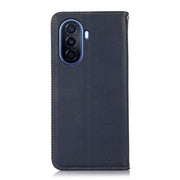 For Huawei Enjoy 50 CN / nova Y70 Plus / Y70 4G CN KHAZNEH Nappa Top Layer Cowhide Leather Phone Case(Blue)